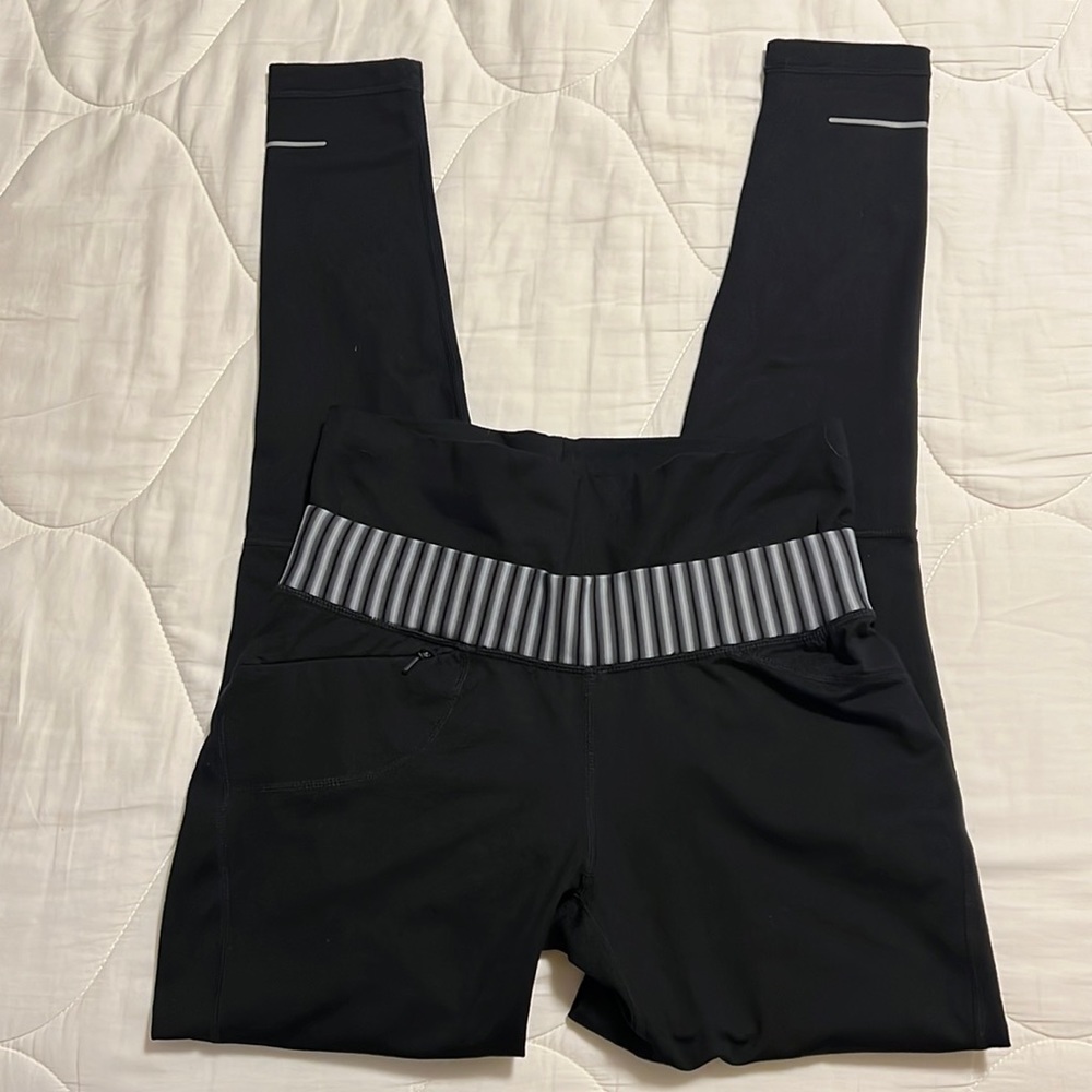 Mountain Hardwear Black, Fleece Lined Winter Tights